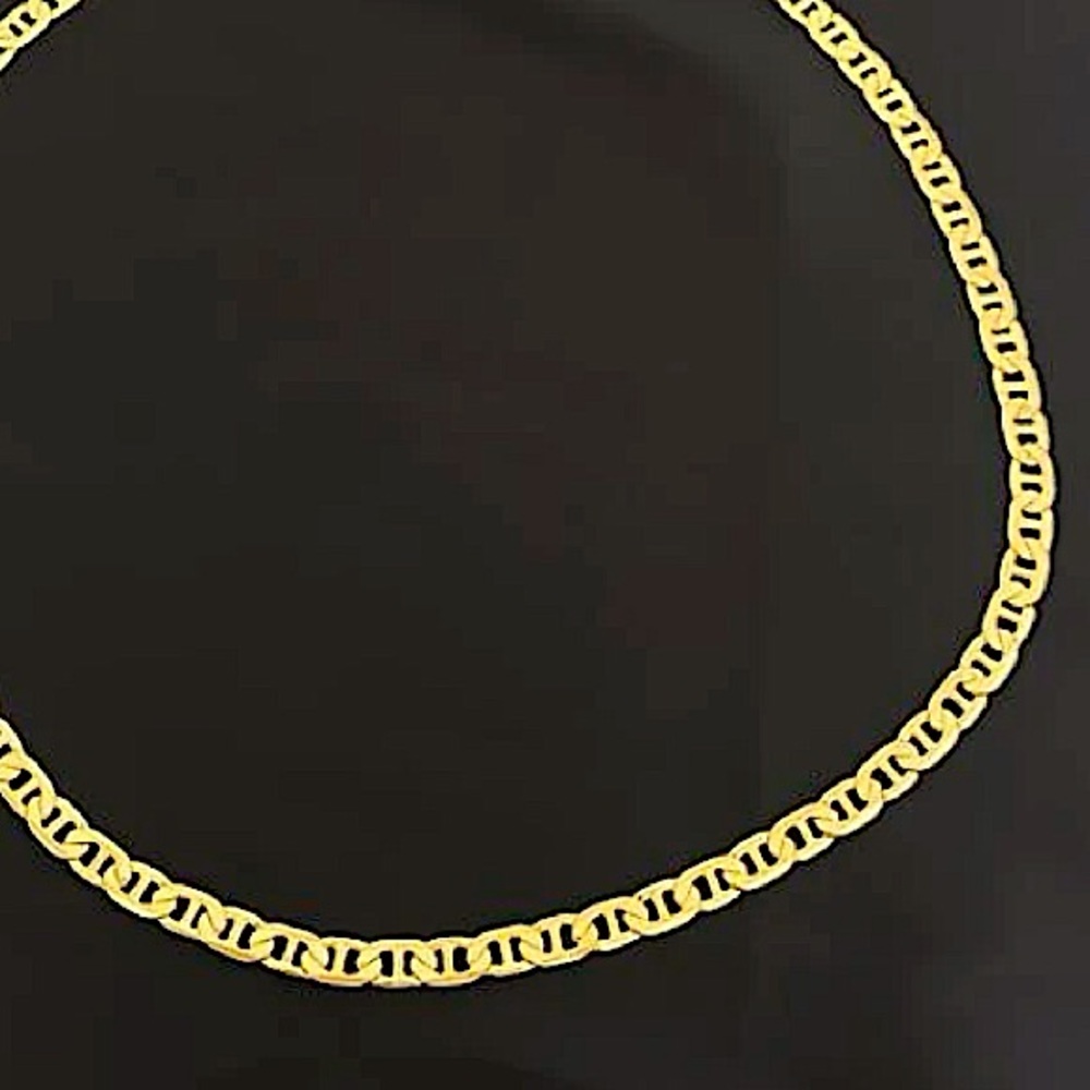GOLD PLATED MARINER UNISEX NECKLACE - Picture 5 of 12